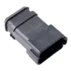 REC, 12P, BLK, E, XCAP, A - DT04-12PA-CE09, image 1 of 2