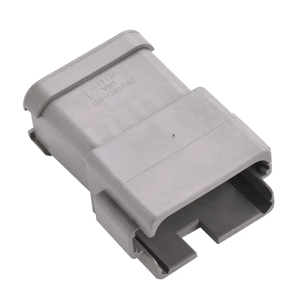REC, 12P, GRY, BUSBAR 2X6, Nickel, A - DT04-12PA-P026, image 1 of 2