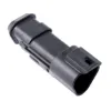 REC, 3P, BLK, E, XCAP - DT04-3P-CE09, image 1 of 2