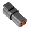 DTM04-4P Black Receptacle - DTM04-4P-E004, image 2 of 2