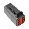 DTM06-6S-E004 Black Plug Housing, image 2 of 2