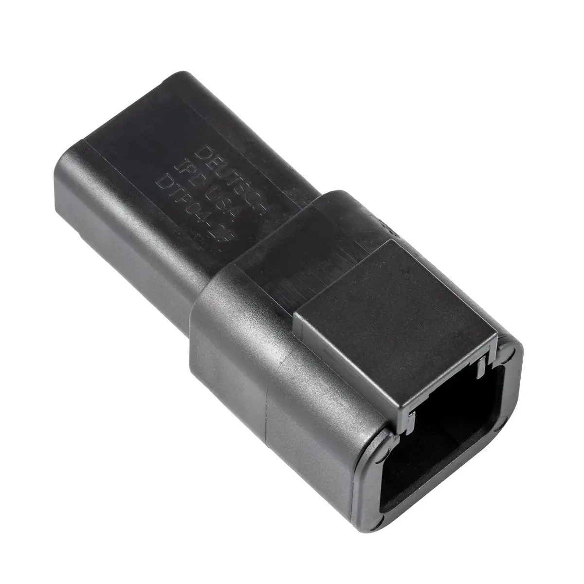 DTP04-2P-E004 Black Receptacle Housing, image 1 of 2