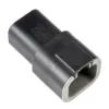 DTP04-4P-E004 Black Receptacle Housing, image 1 of 2