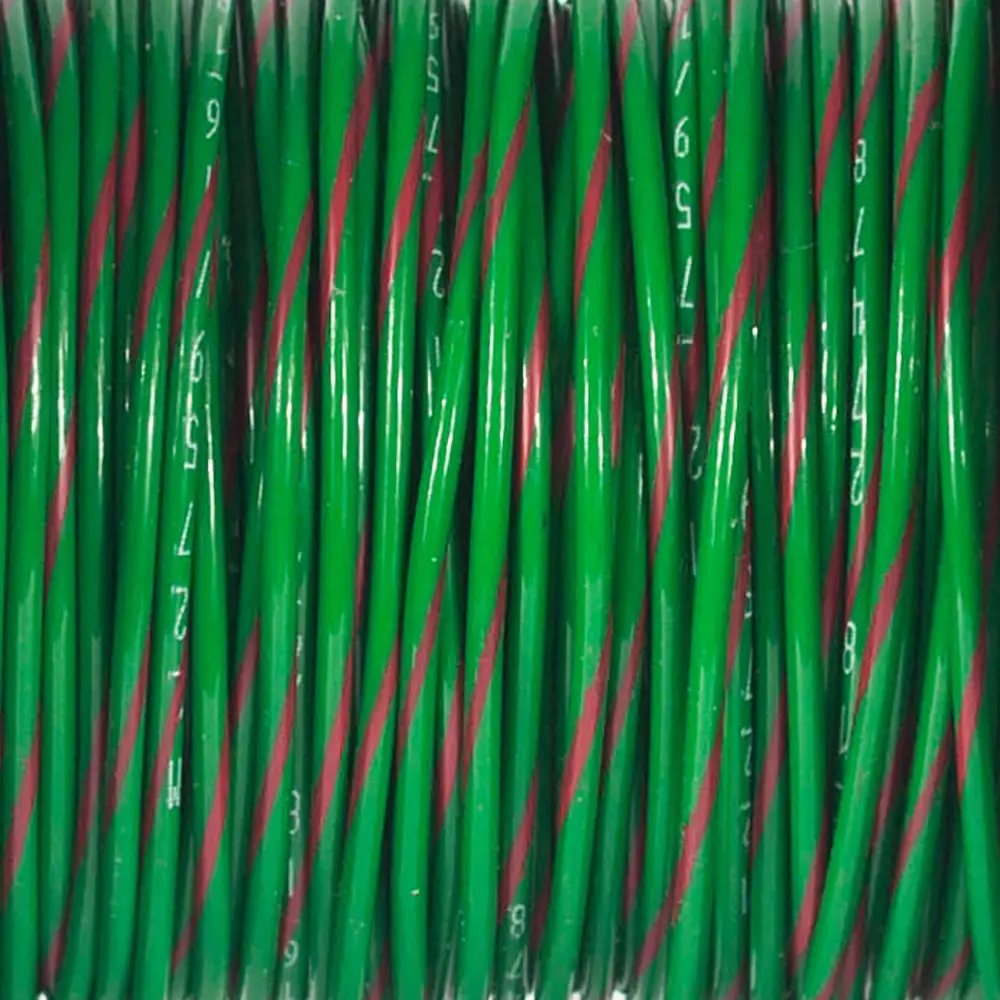 M22759/16-18-52 Green/Red BTF Stripe - M22759/16-18-52-PRSP, image 1 of 2