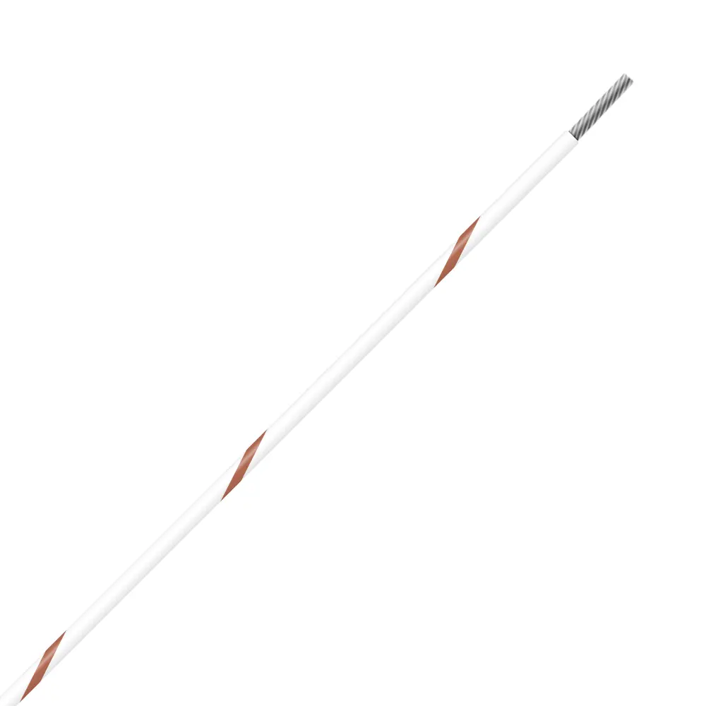 M22759/32-14-91 White/Brown BTF Stripe - M22759/32-14-91-PRSP, image 1 of 2