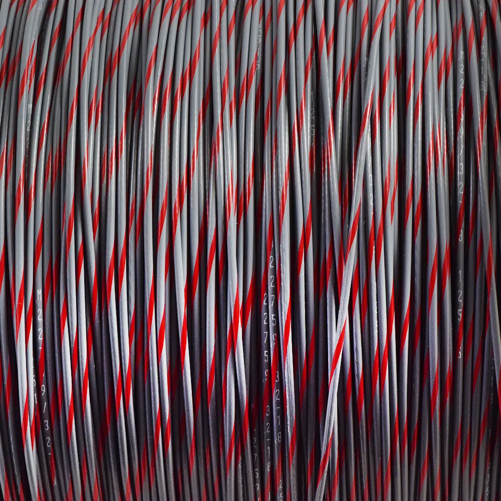 M22759/32-16-82 Gray/Red BTF Stripe - M22759/32-16-82-PRSP, image 1 of 2