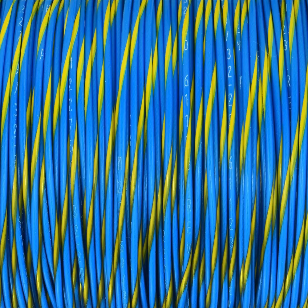 M22759/32-18-64 Blue/Yellow BTF Stripe - M22759/32-18-64-PRSP, image 1 of 2