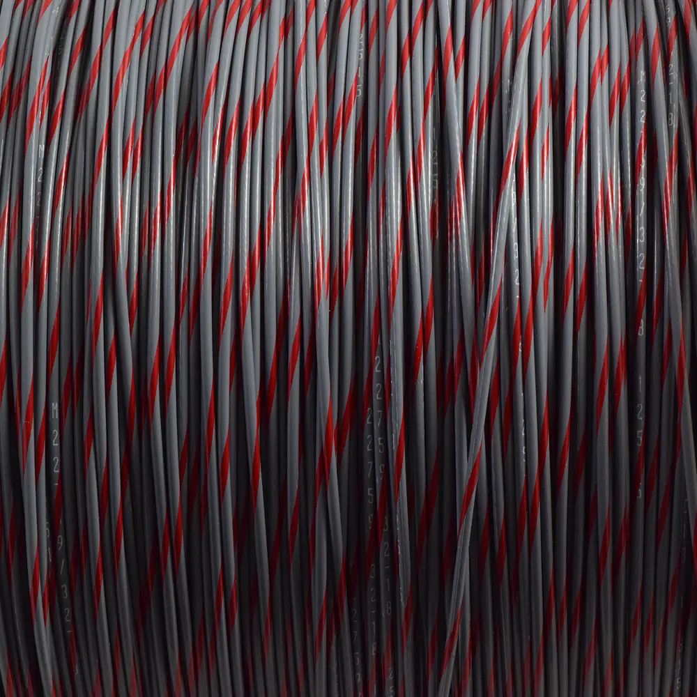 M22759/32-18-82 Gray/Red BTF Stripe - M22759/32-18-82-PRSP, image 1 of 2