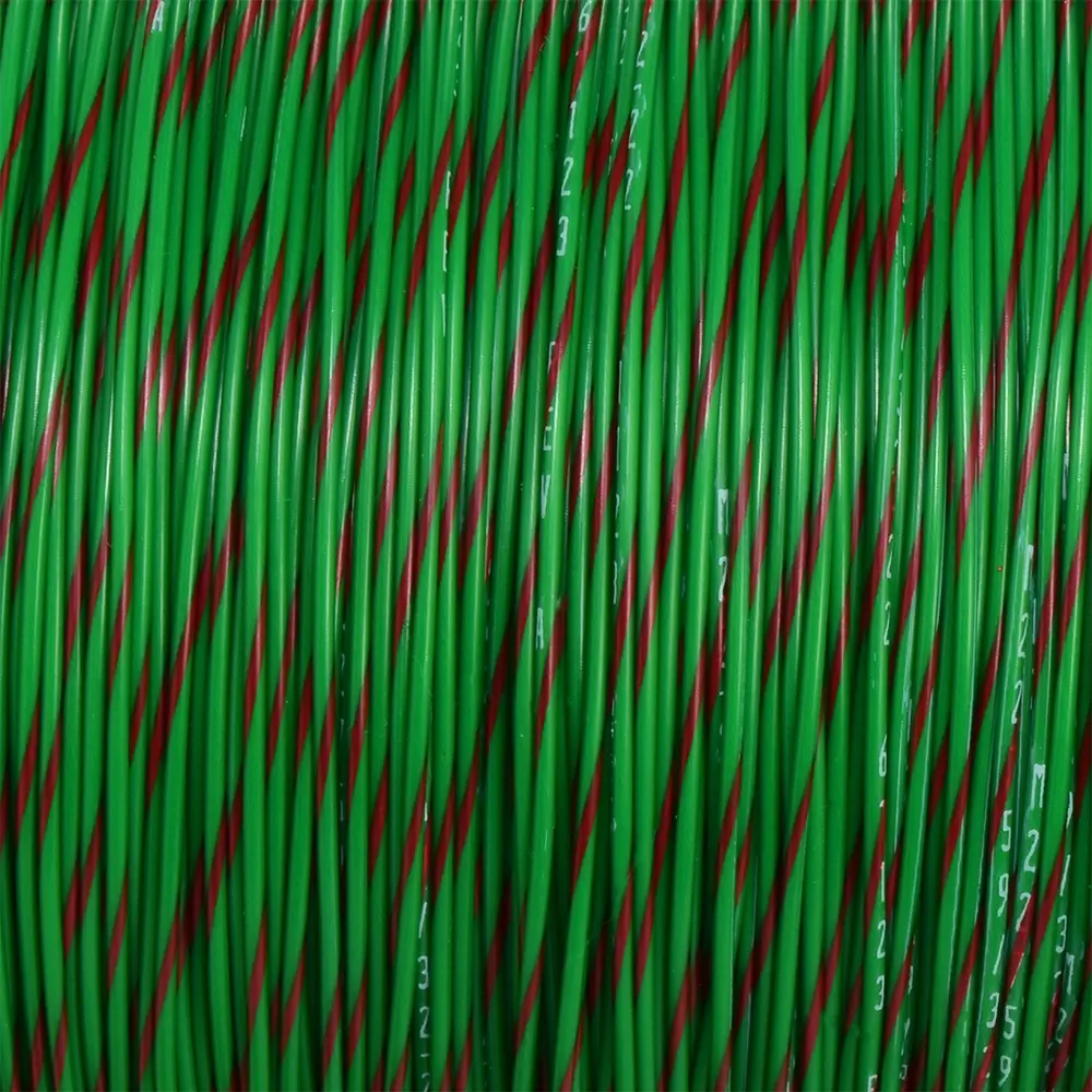 M22759/32-22-52 Green/Red BTF Stripe - M22759/32-22-52-PRSP, image 1 of 2
