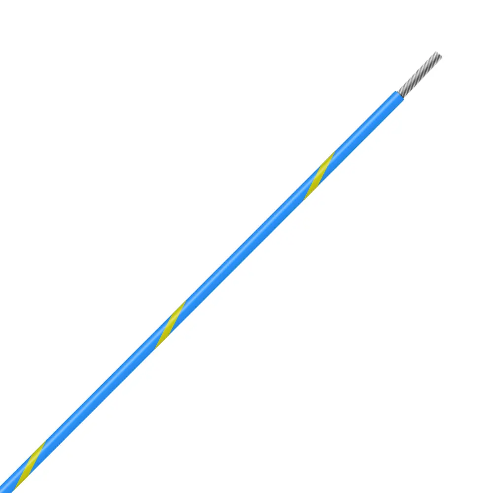 M22759/32-22-64 Blue/Yellow BTF Stripe - M22759/32-22-64-PRSP, image 1 of 2