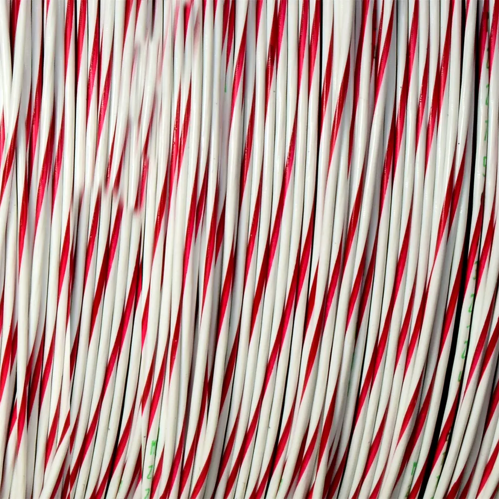 M22759/32-24-92 White/Red BTF Stripe - M22759/32-24-92-PRSP, image 1 of 2
