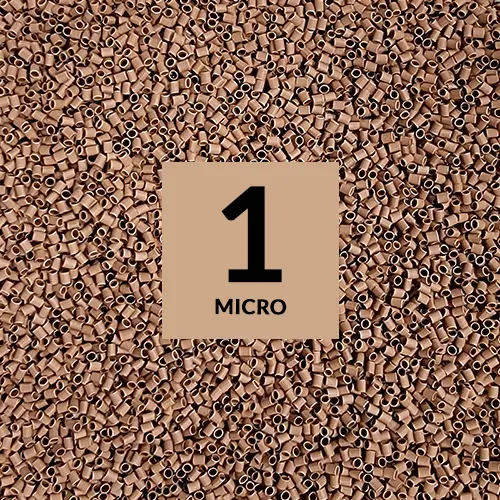 1/16" Brown Micro IDENT Refill 500PCS - 0625-BROWN-500