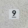 1/16" White Micro IDENT Refill 500PCS - 0625-WHITE-500