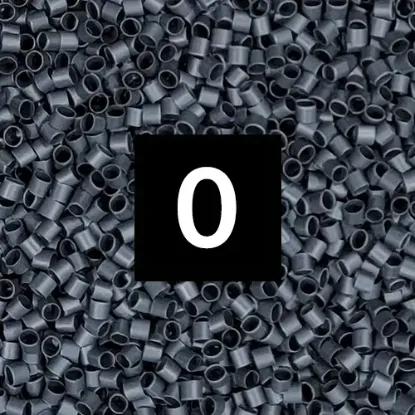 1/8" Black IDENT Refill 250PCS - 125-BLACK-250