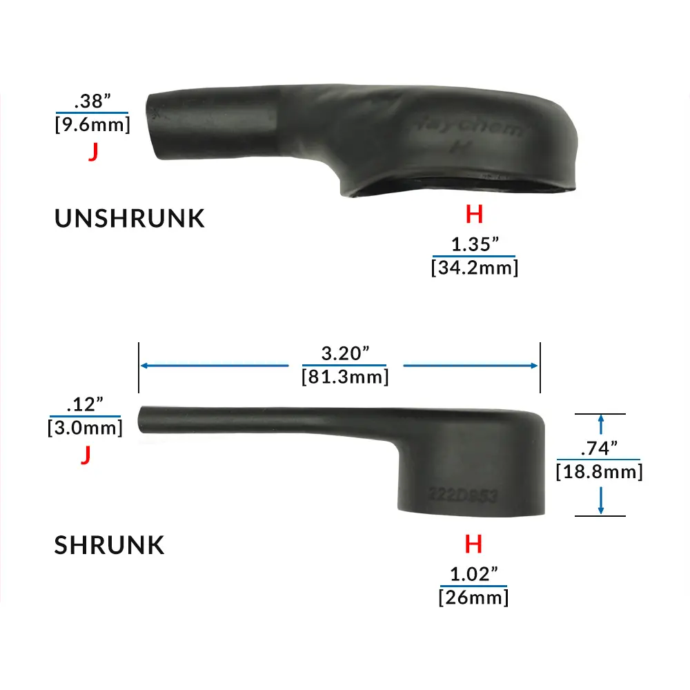 90° Lipped Boot - 222D953-25-0