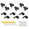 6 CYL Injector Connector Kit W 90º Boots - 6CYLK-90