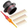 AS,41 Way,FLG,Pin,N Key,Red - AS020-41PN