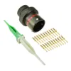 AS,22 Way,Inline,Pin,N Key,Red - AS112-35PN