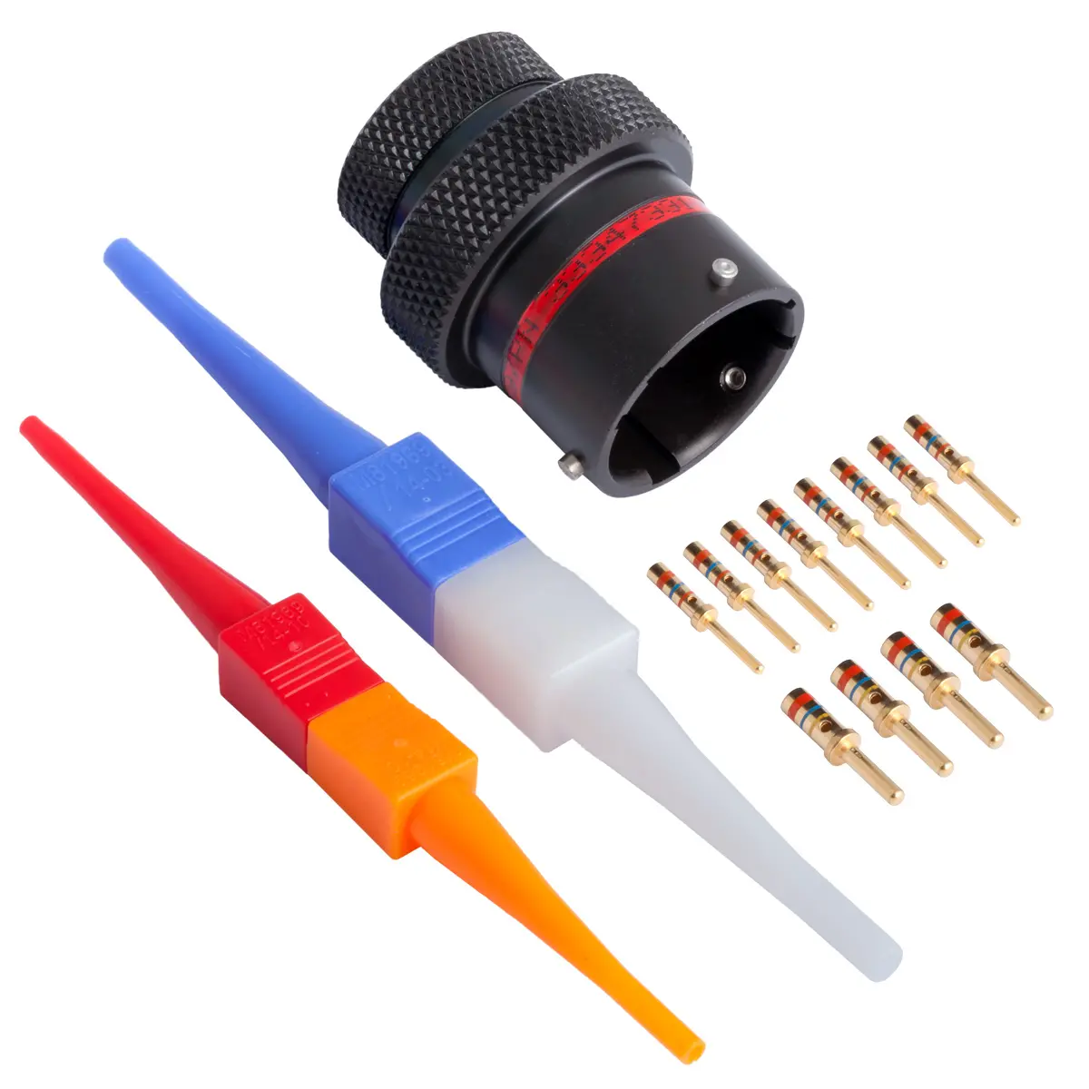 AS,12 Way,Inline,Pin,N Key,Red - AS114-97PN