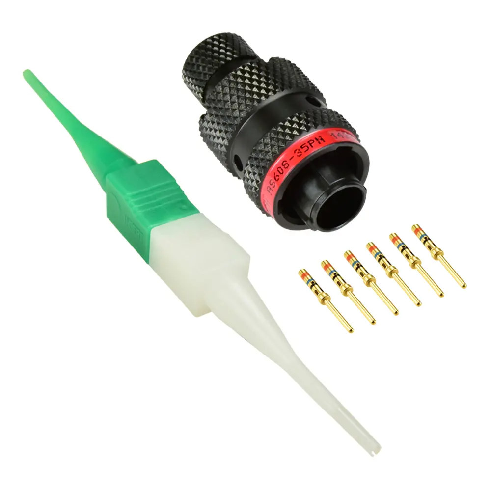 AS,6 Way,PLG,Pin,N Key,Red - AS608-35PN