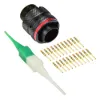 AS,22 Way,PLG,Pin,N Key,Red - AS612-35PN