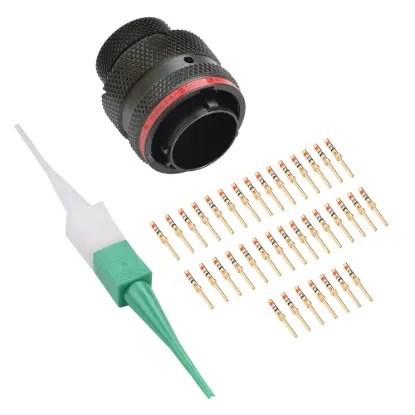 AS,37 Way,PLG,Pin,N Key,Red - AS614-35PN