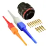 AS,12 Way,PLG,Pin,N Key,Red - AS614-97PN