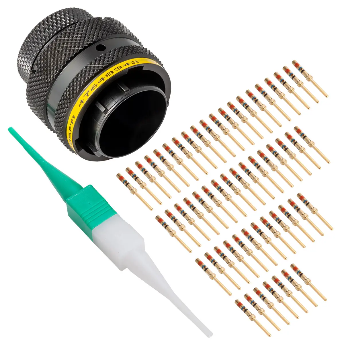 AS,55 Way,PLG,Pin,A Key,Yellow - AS616-35PA