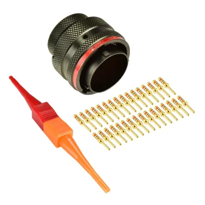 AS,32 Way,PLG,Pin,N Key,Red - AS618-32PN