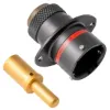 ASHD,1 Way,FLG,Pin,N Key,Red,35MM - ASHD014-1PN-C35