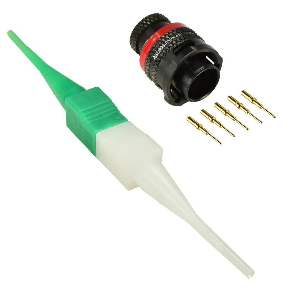 ASL,5 Way,PLG,Pin,N Key,Red - ASL606-05PN-HE