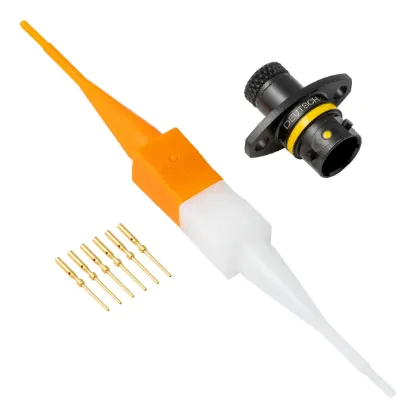 ASX,6 Way,Pin,FLG,A Key,Yellow - ASX002-06PA-HE