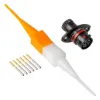 ASX,6 Way,SKT,FLG,N Key,Red - ASX002-06SN-HE