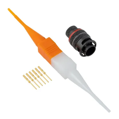 ASX,6 Way,PLG,Pin,N Key,Red - ASX602-06PN-HE