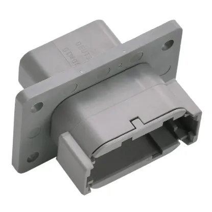 DTM 12 Way Flanged Receptacle Connector - DTM04-12PA-L012