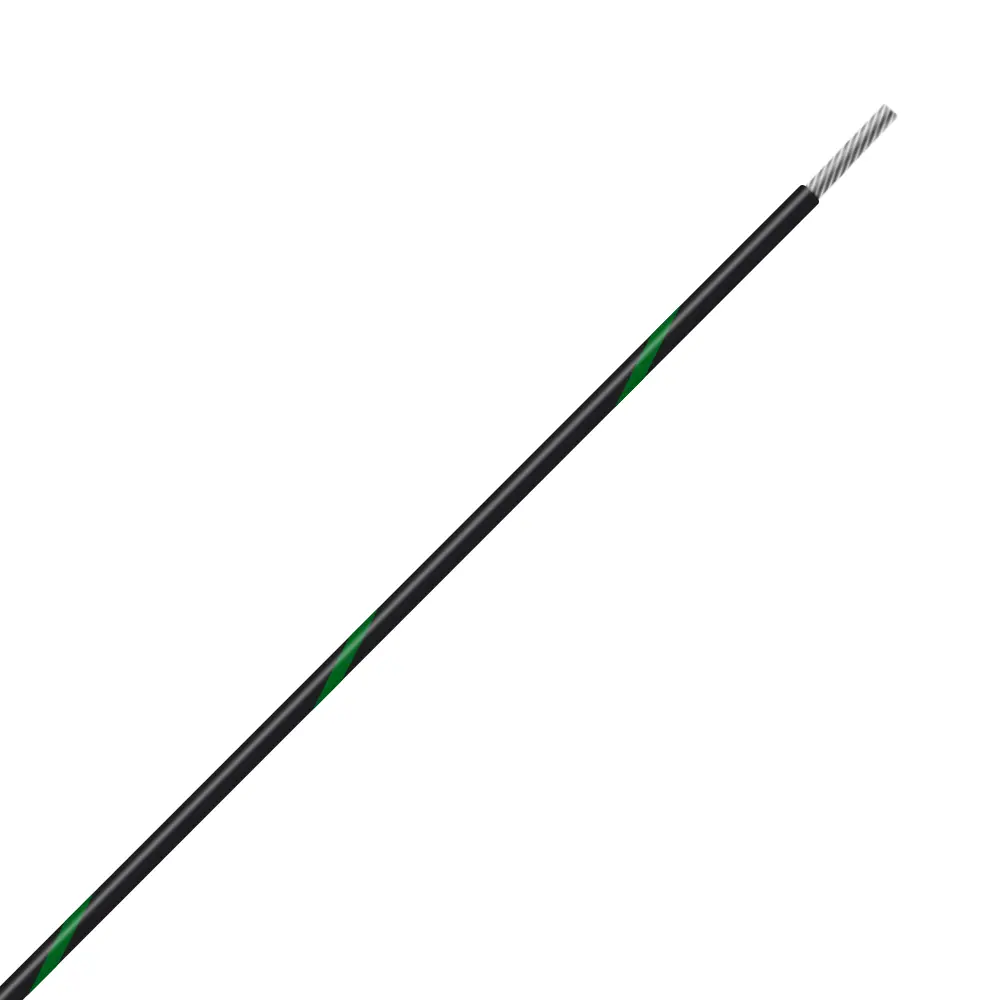 Black/Green Wire Tefzel 10 AWG - M22759/16-10-05