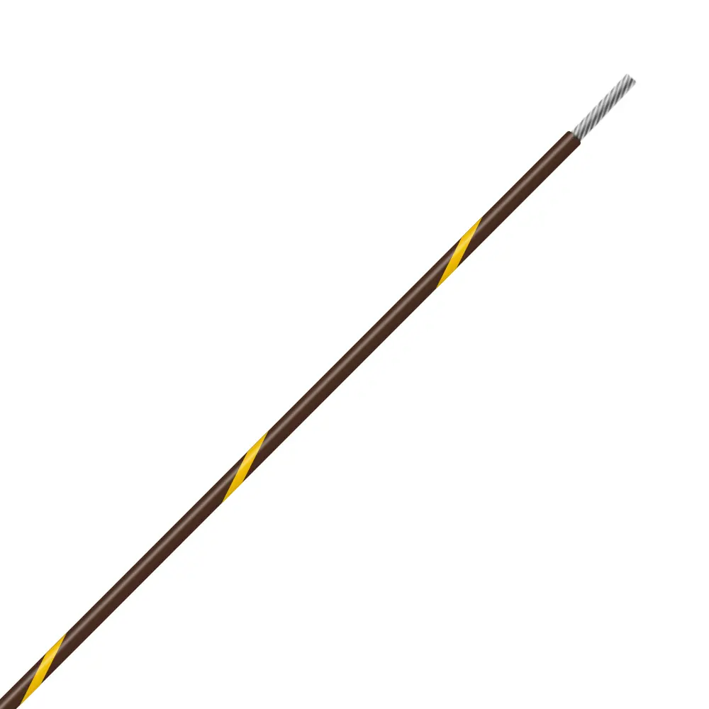 Brown/Yellow Wire Tefzel 10 AWG - M22759/16-10-14