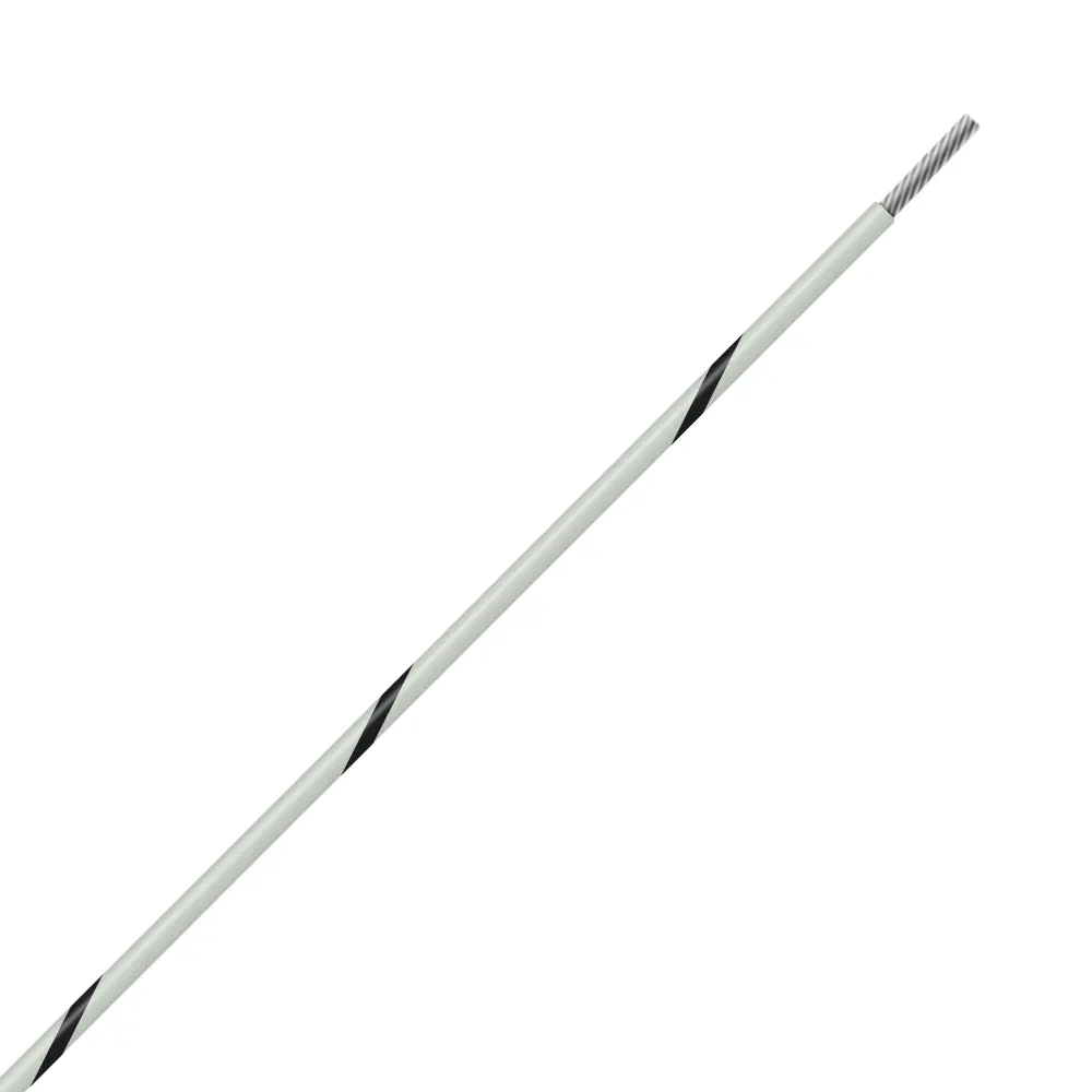 White/Black Wire Tefzel 10 AWG - M22759/16-10-90