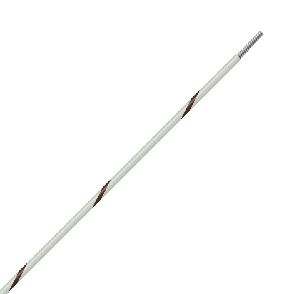 White/Brown Wire Tefzel 10 AWG - M22759/16-10-91