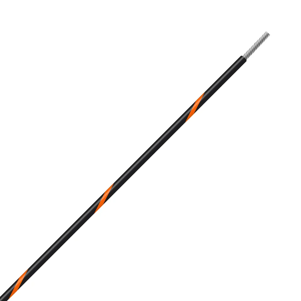 Black/Orange Wire Tefzel 12 AWG - M22759/16-12-03