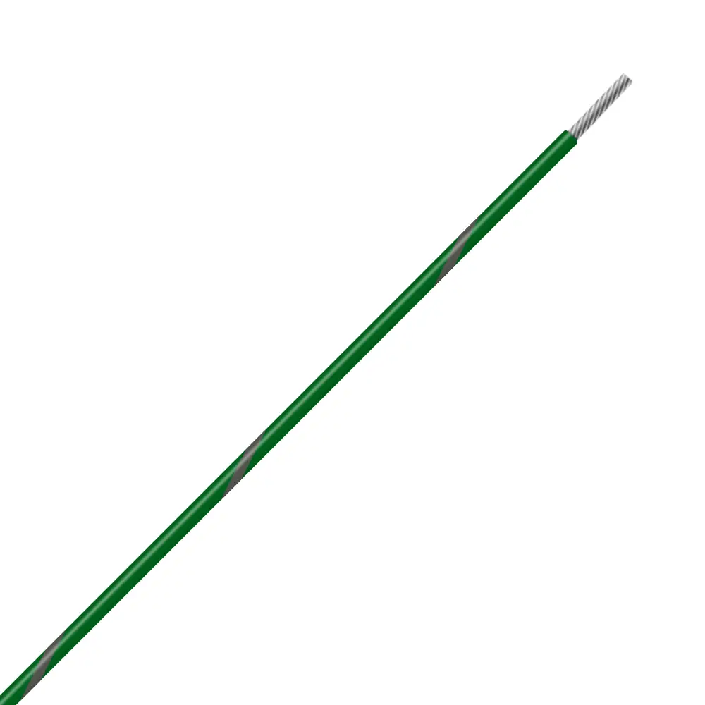 Green/Gray Wire Tefzel 12 AWG - M22759/16-12-58
