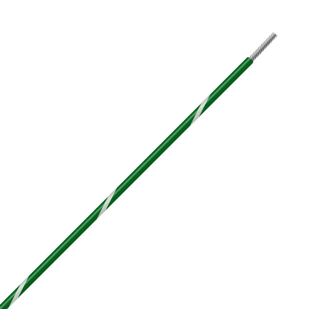 Green/White Wire Tefzel 12 AWG - M22759/16-12-59
