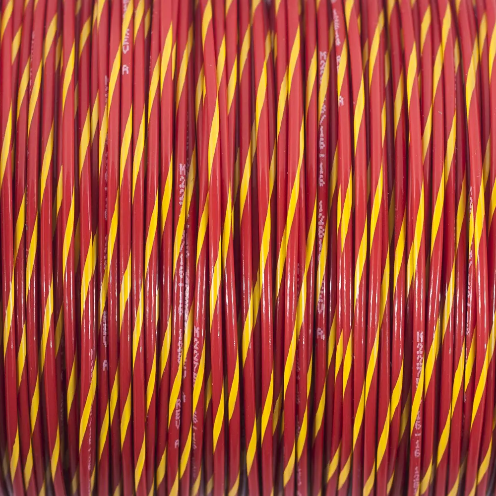 M22759/16-14-24 Red/Yellow Wire Tefzel 14 AWG