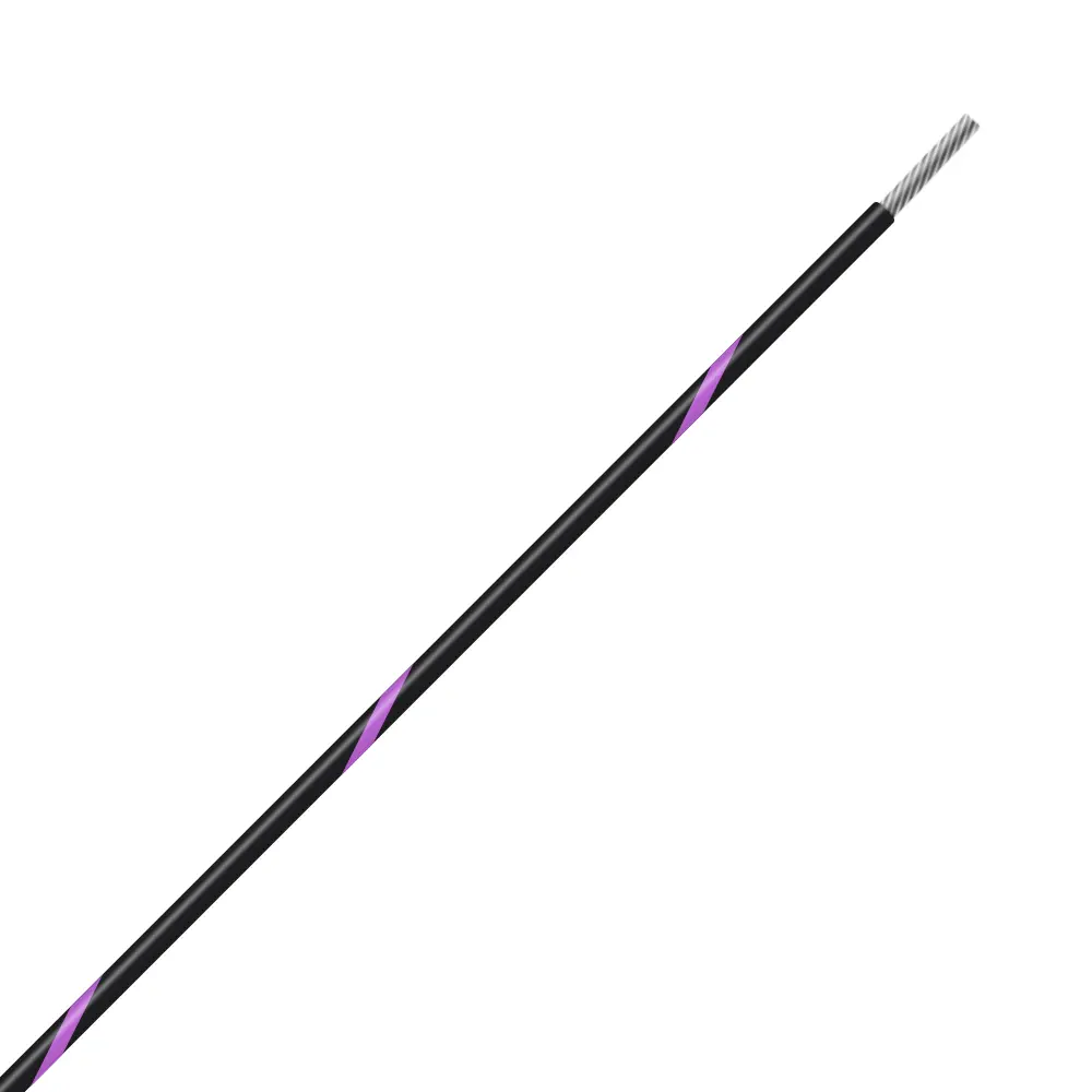 Black/Violet Wire Tefzel 16 AWG - M22759/16-16-07