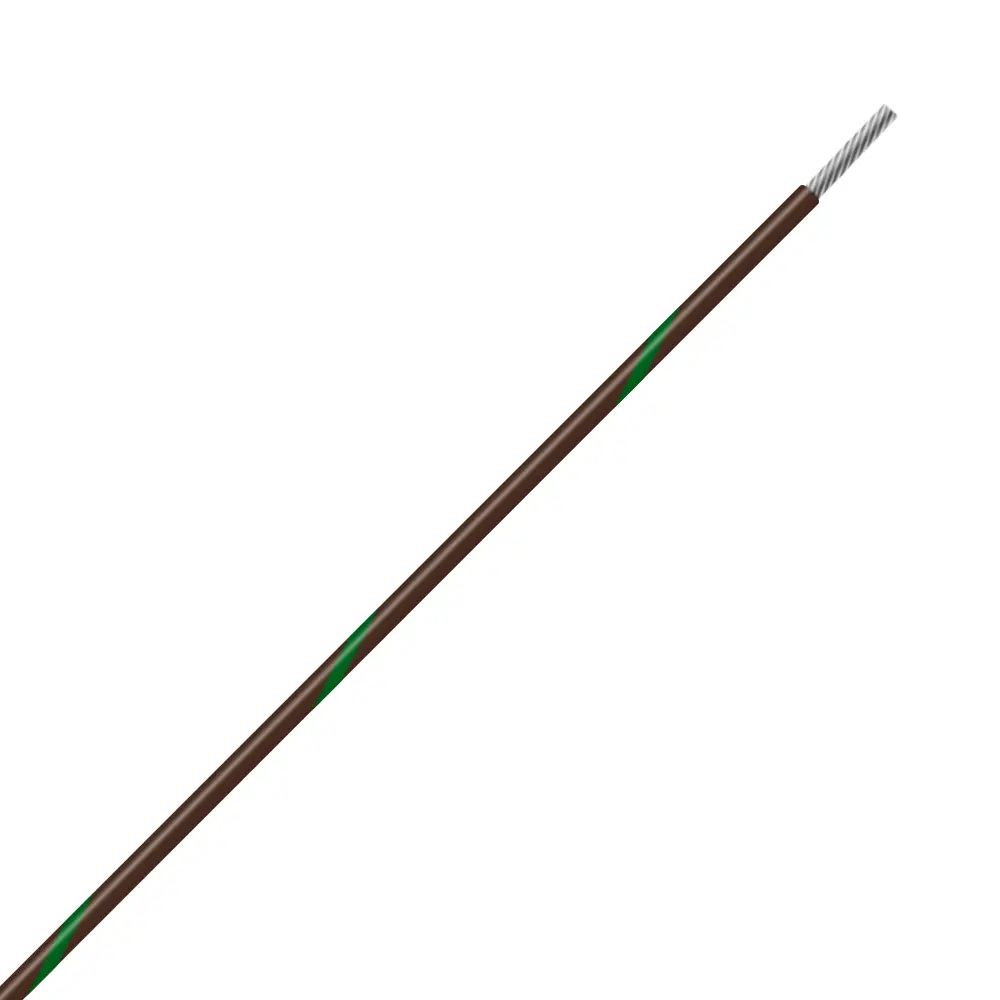 Brown/Green Wire Tefzel 16 AWG - M22759/16-16-15