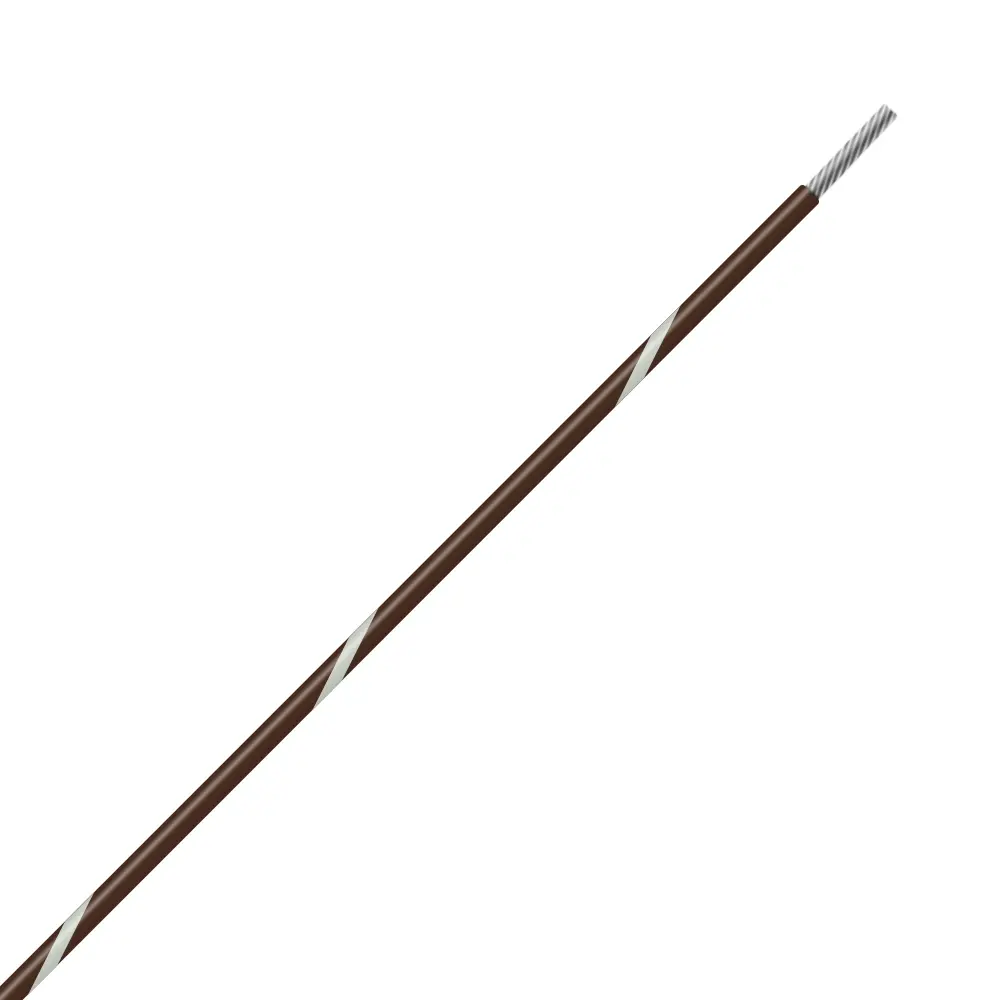 Brown/White Wire Tefzel 16 AWG - M22759/16-16-19
