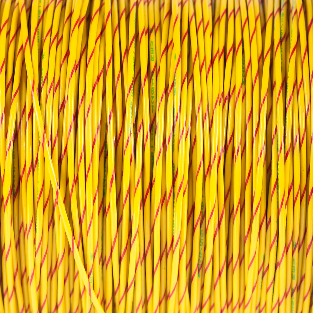 M22759/16-16-42 Yellow/Red Wire Tefzel 16 AWG