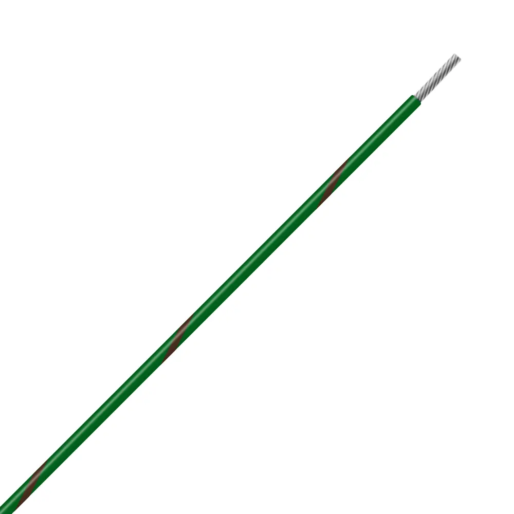 Green/Brown Wire Tefzel 16 AWG - M22759/16-16-51