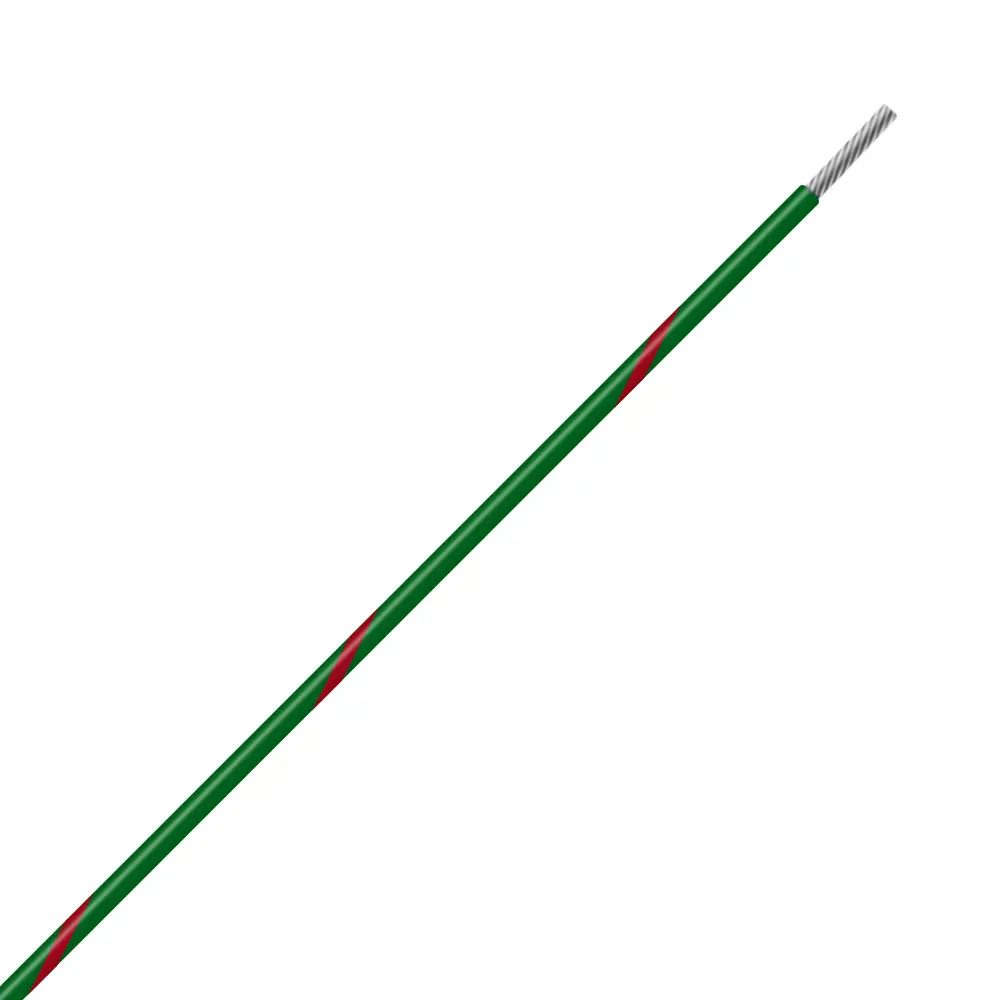 Green/Red Wire Tefzel 16 AWG - M22759/16-16-52