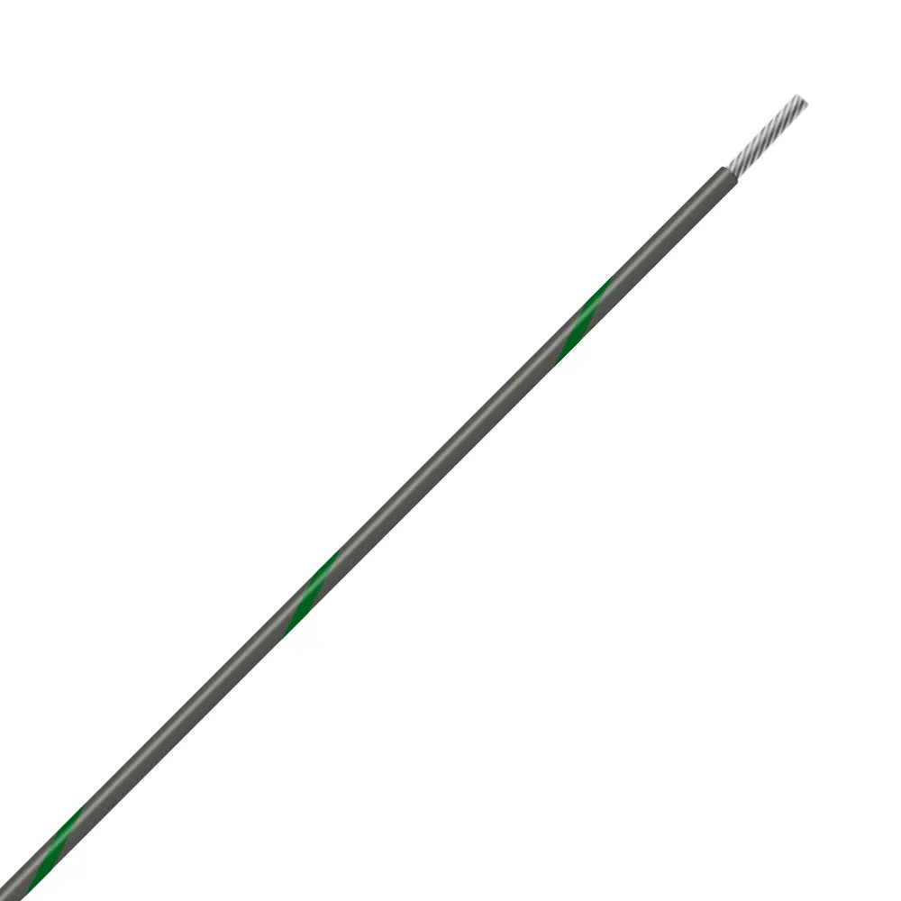 Gray/Green Wire Tefzel 16 AWG - M22759/16-16-85
